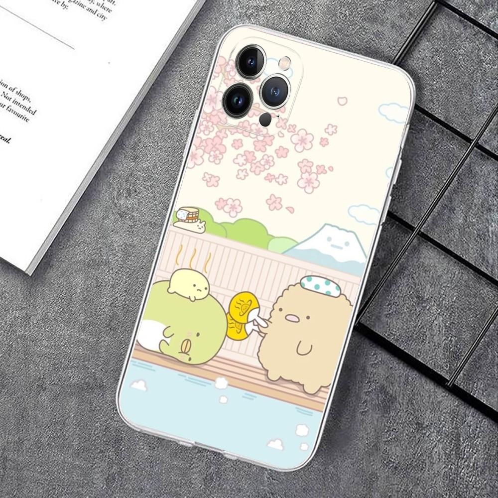 Sumikko Gurashi Cute Phone Case For IPhone 15 14 11 12 13 Mini Pro XS Max Cover 6 7 8 Plus X XR SE 2020 Funda Shell