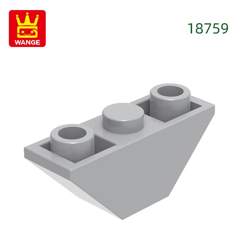 114 Stück/Los 18759 Schrägstein umgekehrt 45 3x1 Baustein Moc Farb-Zubehör Kompatibel mit featuring Brick DIY Kinderspielzeug Montagebausteine