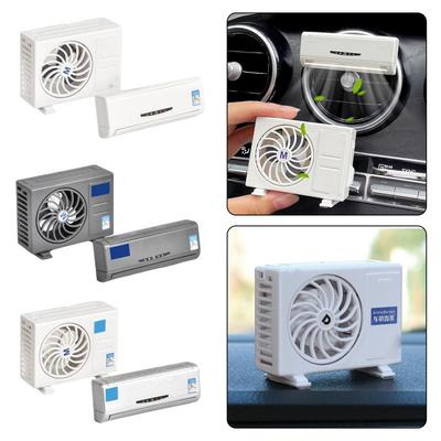 Mini Klimaanlagenmodell Auto Duftdiffusor Solar Fahrzeug Lüftungsschlitzclip Parfüm Nachfüllbar Auto Luft Ornament Innenraum A4C2