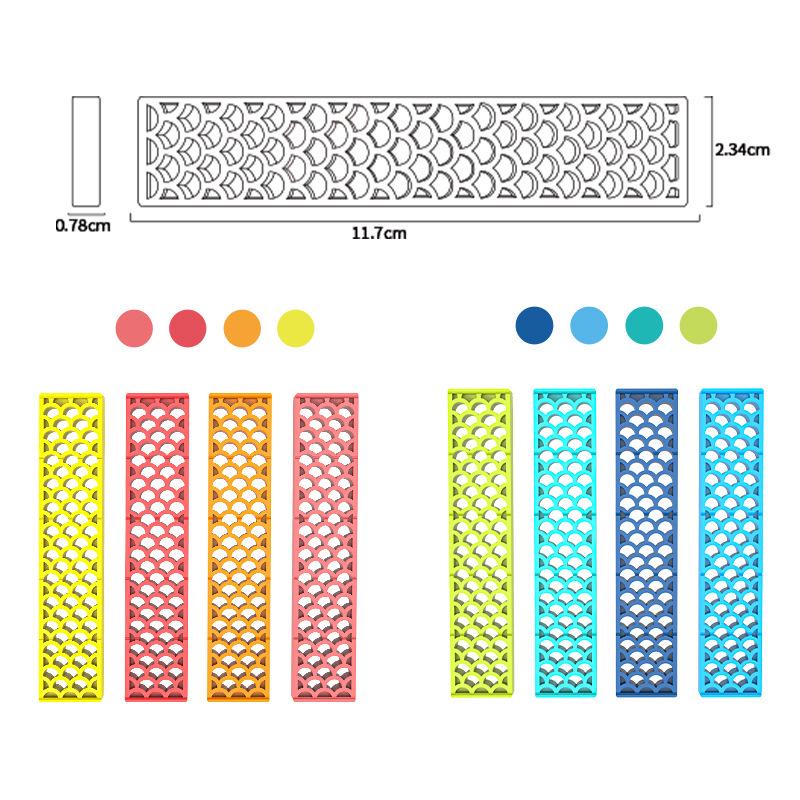Akiki Creative Educational Building Blocks Set for Kids - Rice Hole Sticks for Stacking and Construction Play