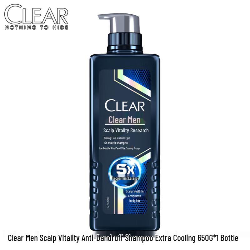 Clear Scalp Revitalizing Refreshing Cool Anti-Dandruff Shampoo