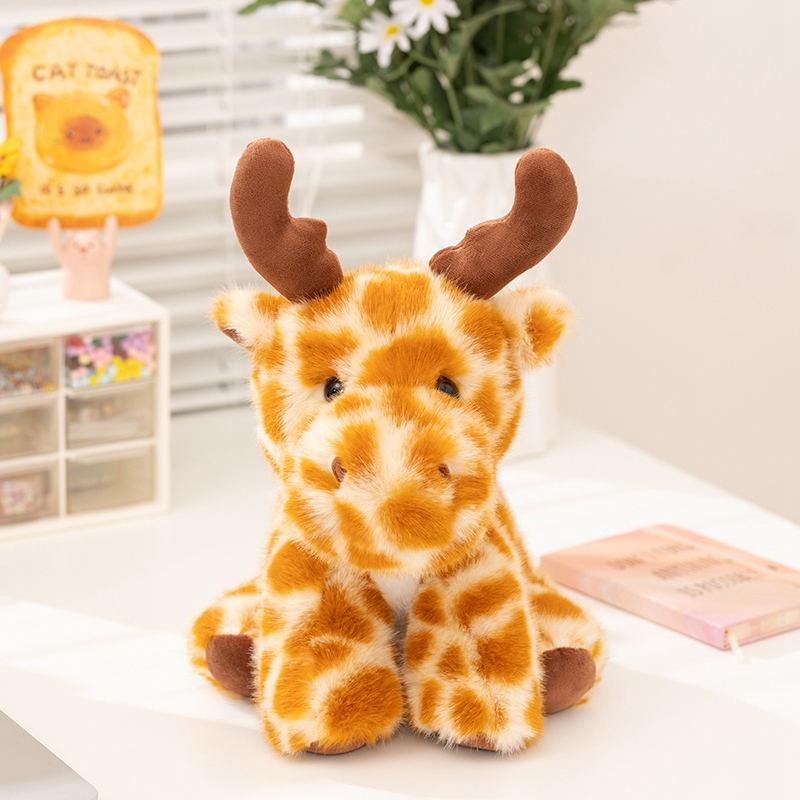 

Plush Toys Christmas Elk Dolls Deer Doll Atmosphere Props for Children and Girls Gifts on Christmas Eve Yellow Elk