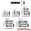 2pcs,Curtains Cute Snowmen Christmas Winter_a Contemporary Popular Curtains Versatile Polyester Curtains Decorations Outdoor Use
