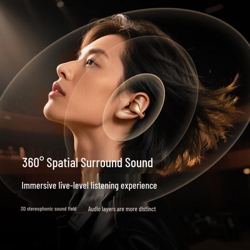 Monster Space Capsule Pro Transparent Ear Clip Bluetooth Headset