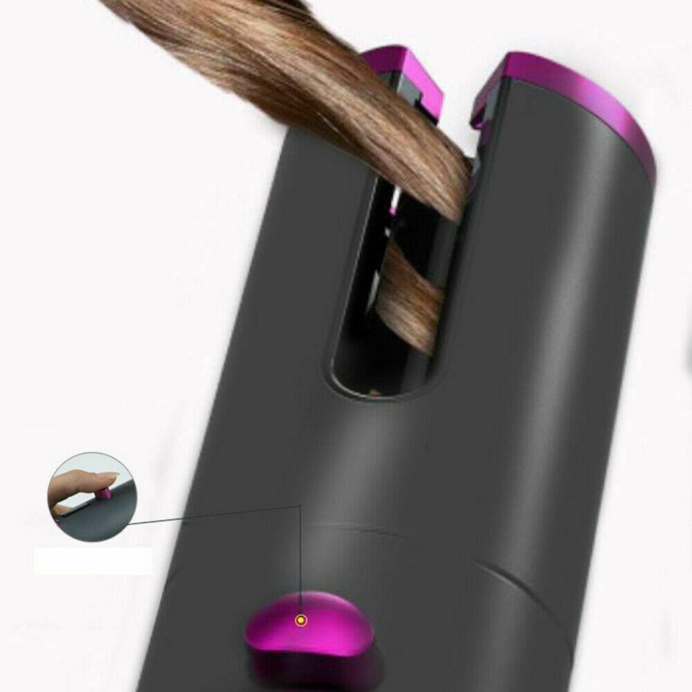 Profesyonel Elektrikli USB Saç Bigudi LCD Seramik Akülü Otomatik Dönen Waver bukle makinesi Salon