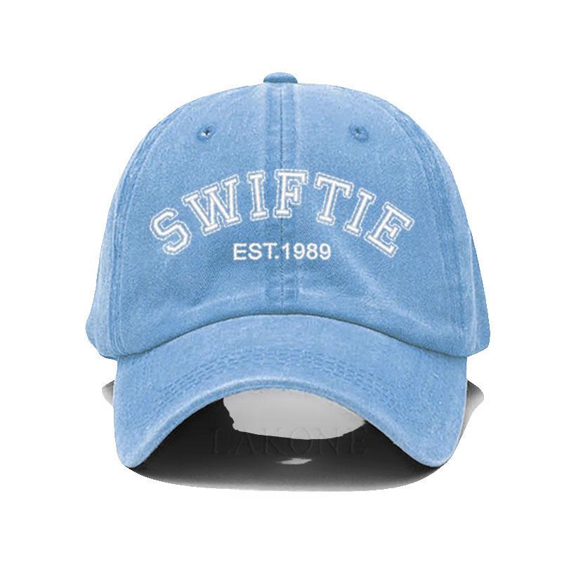 Taylor Swift 1989 Broderi Baseballcaps For Menn Kvinner Mote Vintage Myk Bomull Pappahatt Unisex Gaver Fra Fans