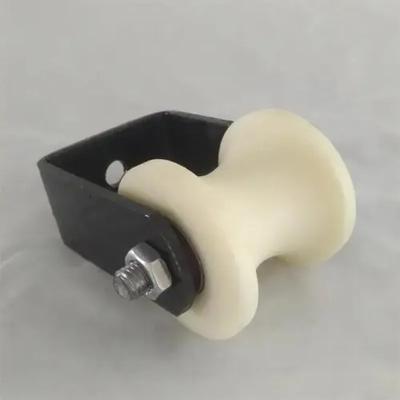 1pcs Plastic Guide Wheel Round Tube Pulley U-shaped Bearing Roller Nylon Track Wheel Screw Cable Steel Pipe