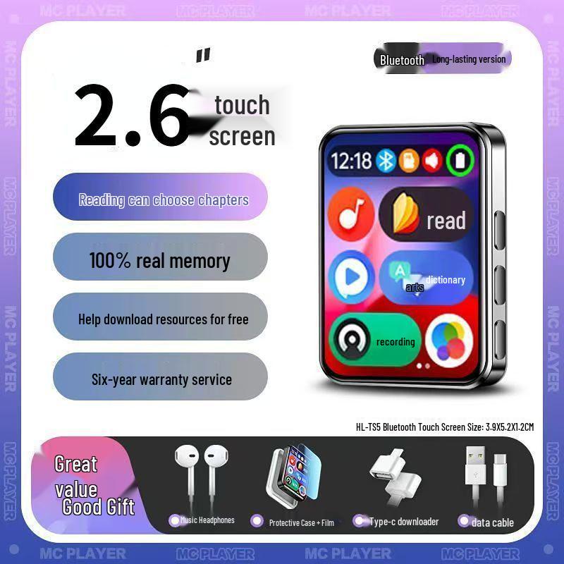 Studenten Touchscreen MP5 Player: Romane lesen & Musik über Bluetooth hören