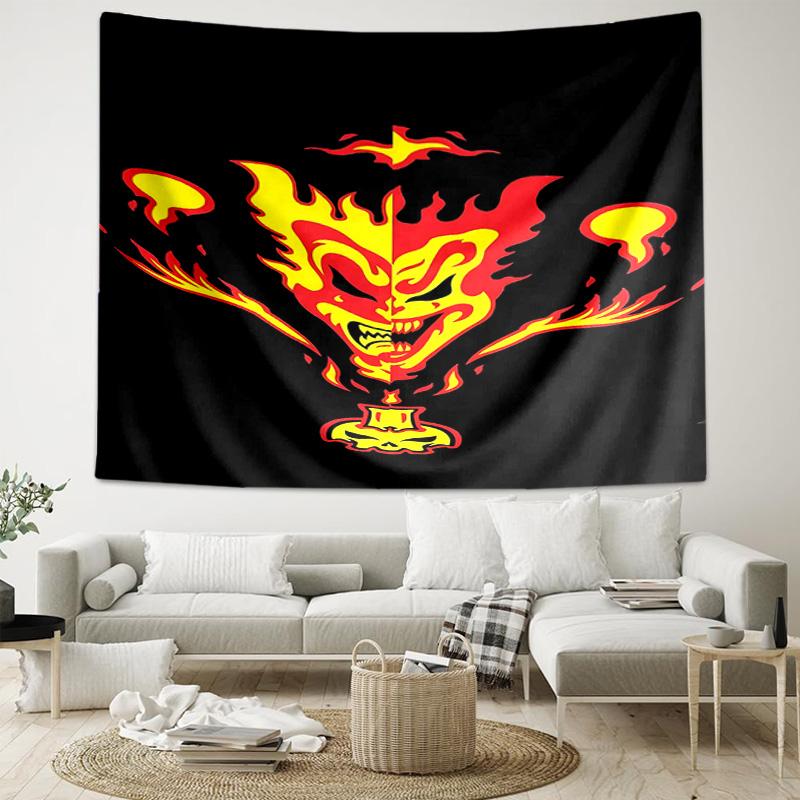 1pc Insane Clown Posse Tapestry, Living Room, Bedroom, Office, Party Decor, Ideal Festive Gift