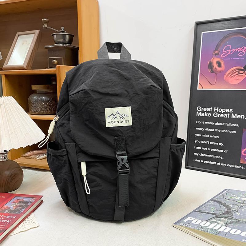 Color Fashionable Blocking Design Children Lightweight Backpack Outdoor For