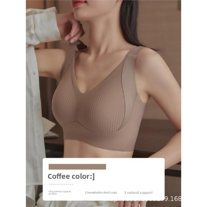 Minimizer Bra for Women, Full Coverage Support Bra, Wireless Comfort Bra, Lifting Posture Bra, Back Smoothing Bra