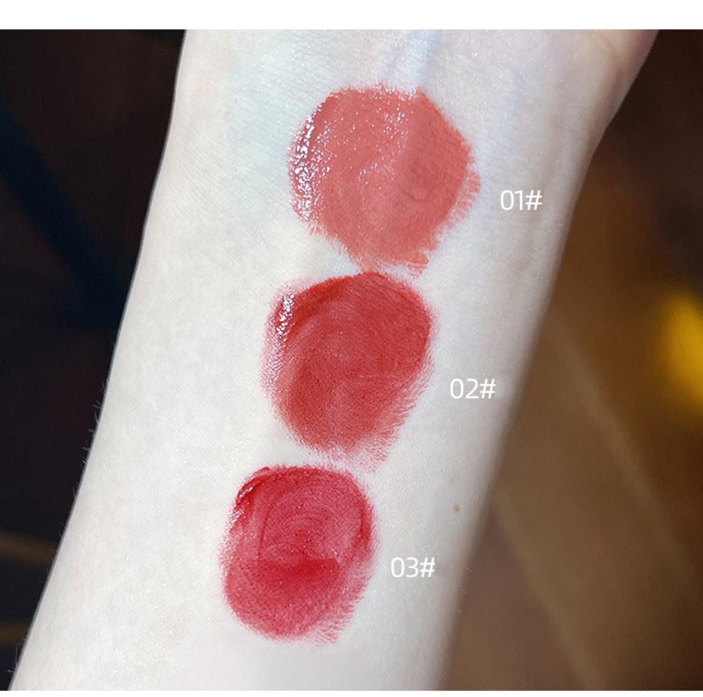 Cute Fruit Lip Balm Peach Tea Color Lip Gloss Natural Lasting Moisturizing Lighten Lip Line Color Changing Jelly Plump Lip Care