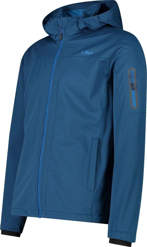 CMP Light Softshell Jacket with Detachable Hood (39A5027) Zip Hood 39a5027 Softshell Jacket Ocean