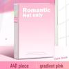 A4 Morandi Data Book: Transparent Inner Page Multi-Layer PP Folder for Office File Storage.