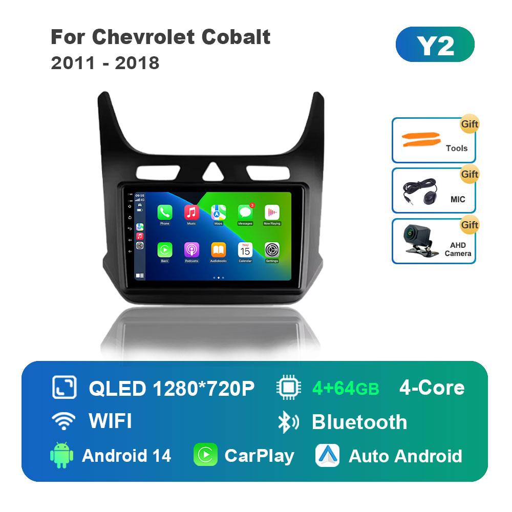 Android 14 System Car Radio Multimedia Player for Chevrolet Cobalt 2011 - 2018 GPS Navigation BT WiFi IPS Screen Auto Tools