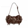 Black Locomotive Bag Women's Yk Wind Underarm Bag High-end Messenger Women's Large Capacity Single Shoulder New Model