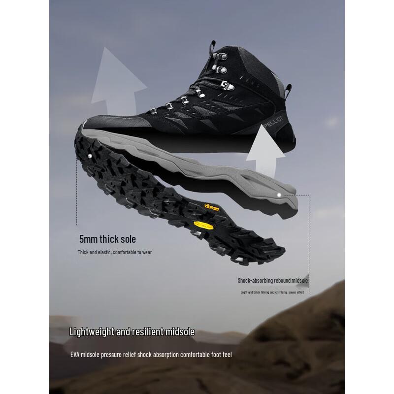 PELLIOT MT-Shanyuan 2.0 Women's Vibram Hiking Shoes