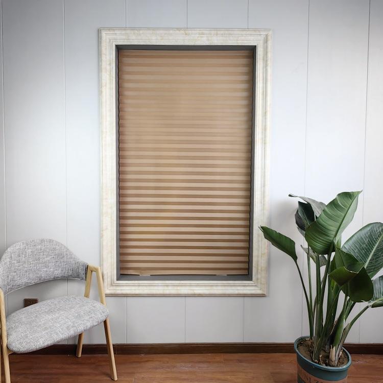 Jaluzele plisate Perdele de confidențialitate Casă Parasolar autoadeziv Perdele opace simplă pentru dormitor Sufragerie Balcon