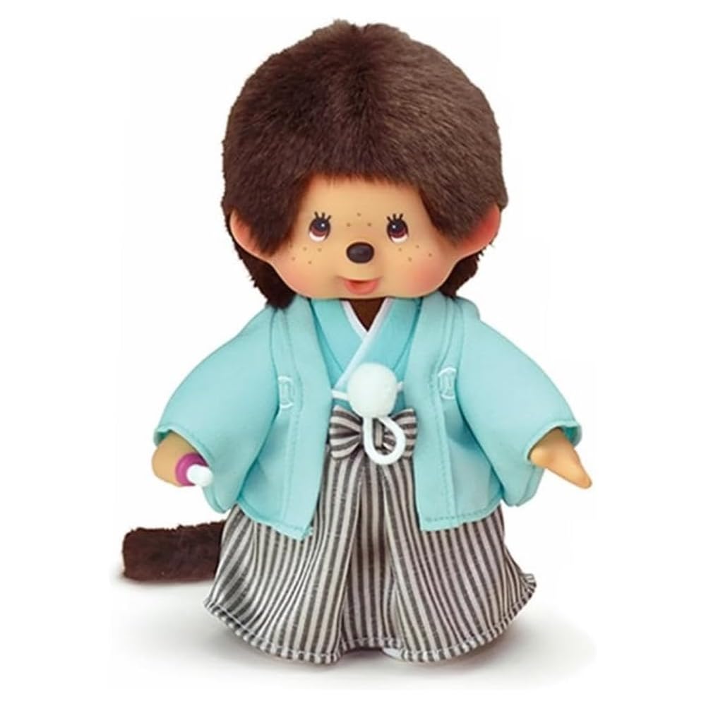 Sekiguchi Monchhichi Boys Hakama Doll 20cm x 15cm x 6cm