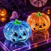 Halloween Pumpkin Moldable Maltose Stress Ball Squishy Soft Glitter Slow Rebound Fidget Sensory Toy Stress Relief Anti Anxiety