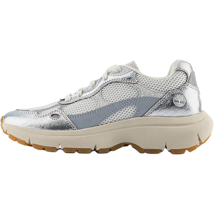 Timberland Retro Runner Low Lace Up Sneaker Silver Grey Light Grey Women A43R8A6K 36
