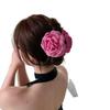Caro Floral Rose Hair Claw Clip for Women - European & American Style, Summer Headdress