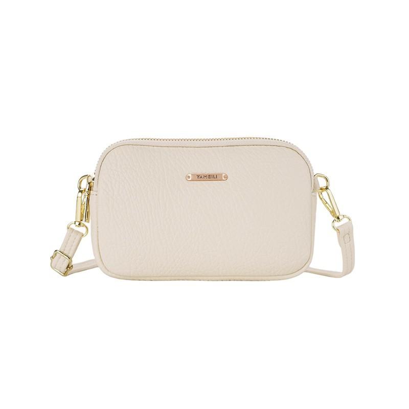 Korean Small PU Leather Crossbody Bag  New Designer Luxury Shoulder Square Bag