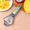 Mango Peeler Cutter Tool Stainless Steel 3-in-1 Fruit Slicer Corer Pit Remover for Watermelon Avocado Kiwi Kitchen Gadget