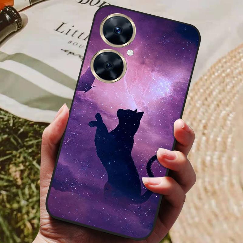 Für Huawei Nova 11i Hülle Nova11i 11 i Schwarzer Wolf Weiche TPU Silikon Rückseite Für Huawei Nova 11i MAO-LX9 Handyhülle Funda Coque