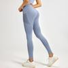 High Waist Yoga Leggings Women Stretch Slim Fit Workout Pants With Pockets Outdoor Wear