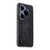 Premium Genuine Leather Crocodile Case For Huawei Pura 80 Ultra/ 80 Pro/80 Pro Plus/80 Magnetic Smart Window Anti-drop Cover