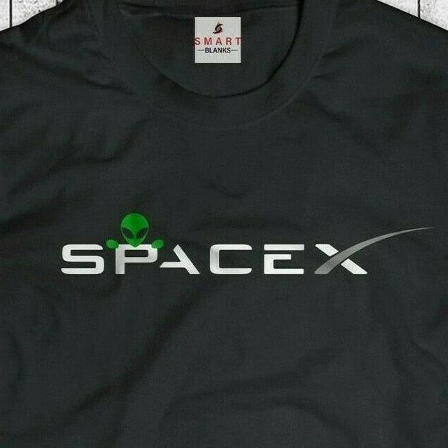 Spacex T-shirt - Space Exploration - NASA - Elon Musk - Tesla - UFO - ALIENS S
