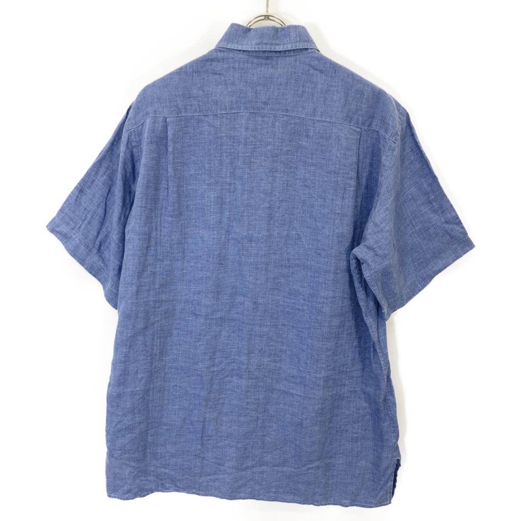 Loro Piana Short sleeve shirt tops blueUsed