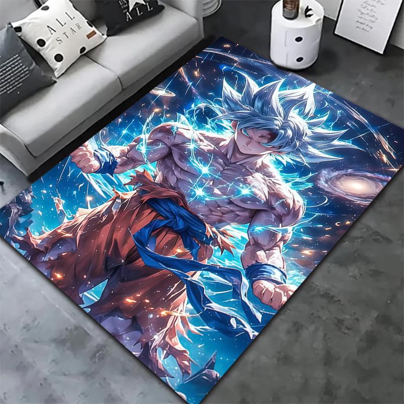 Son Goku Carpet Rug For Living Room Bedroom Home Sofa Decoration Kids Play Nonslip Floor Mat