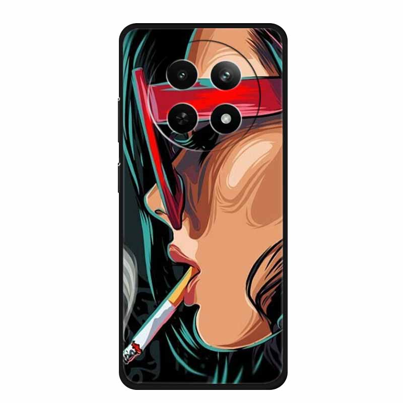 For Realme 13+ 5G Case Animals Soft Silicone TPU Phone Cases Back Cover For OPPO Realme 13 Plus 5G RMX5002 Wolf Protector Coque