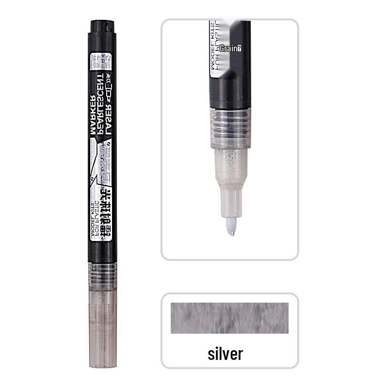 Pearlescent Oil-Based Marker for Model Painting & Graffiti - Gundam Color Correction & Touch-Up Pen