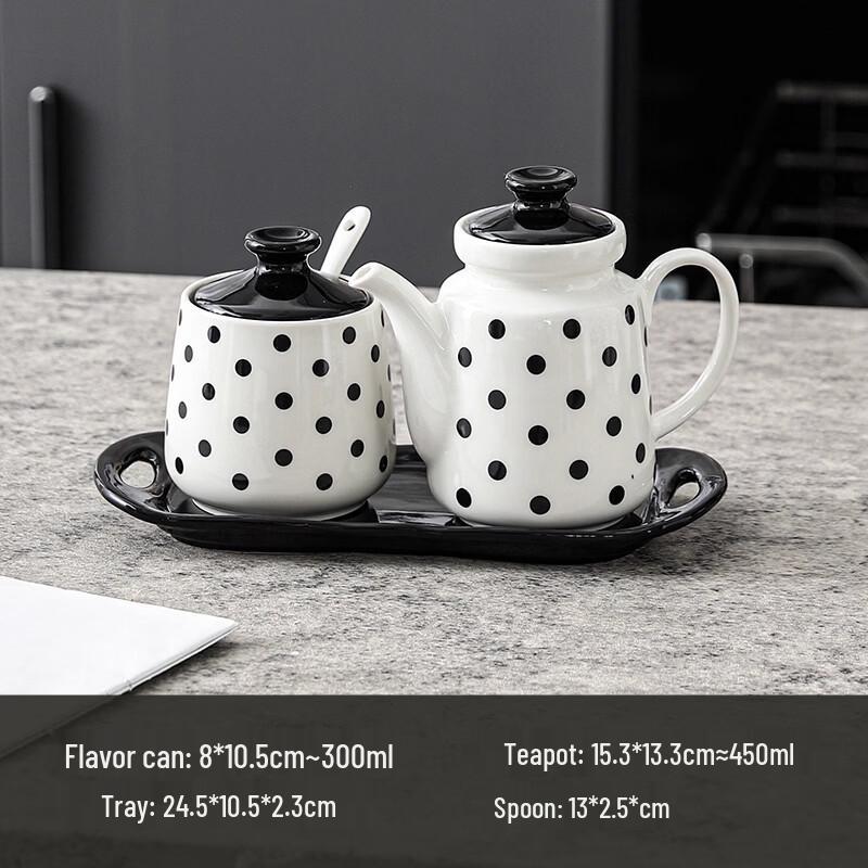 Керамический набор банок для специй для кухни