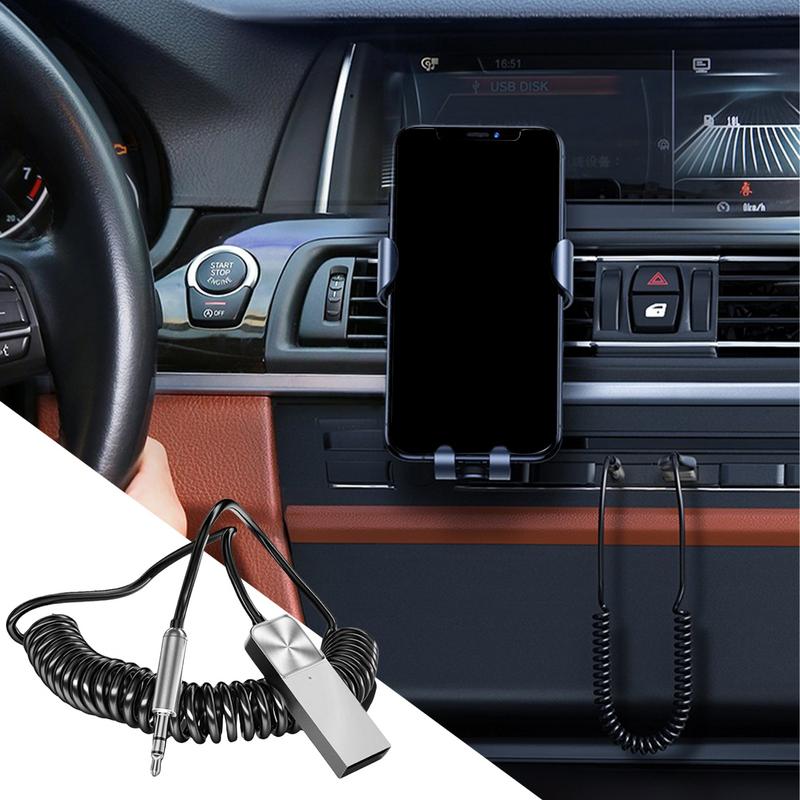 

Car Music Adapter Wireless Handsfree Calling Audio Receiver Radio Transmitter For Car Wireless Radio Adapter Car Kit Hi-Fi Sound CHINA