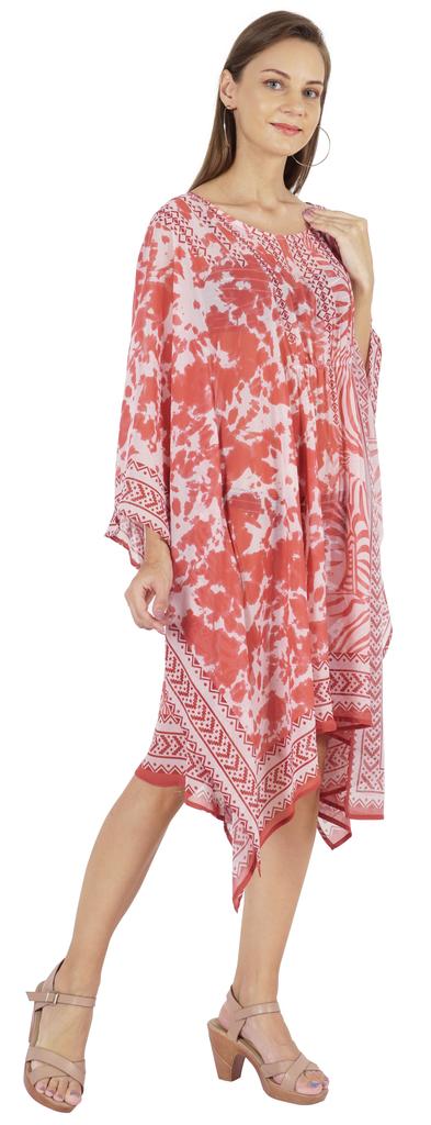 Moomaya Summer Bikini Cover Up Kaftan For Womens Sexy Sheer Swimwear Caftan Beach