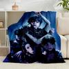 1PZ Mercoledì Gotico Coperta di Flanella Regalo, Adatta Sia per Uomini Che per Donne, Morbida Ideale per Letti e Divano, Regalo di Compleanno o Natale