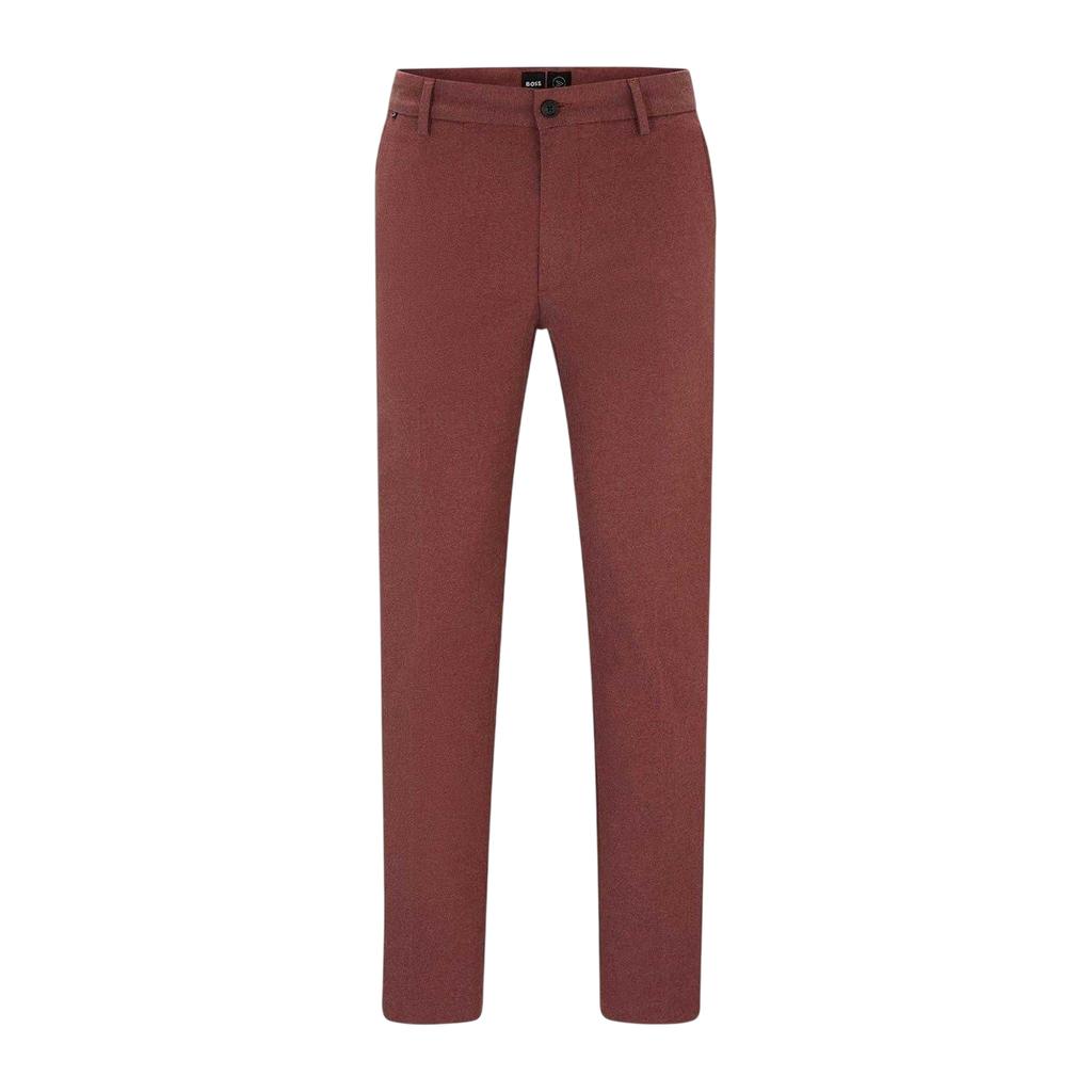 BOSS Mens Kane Flat Fronted Chinos