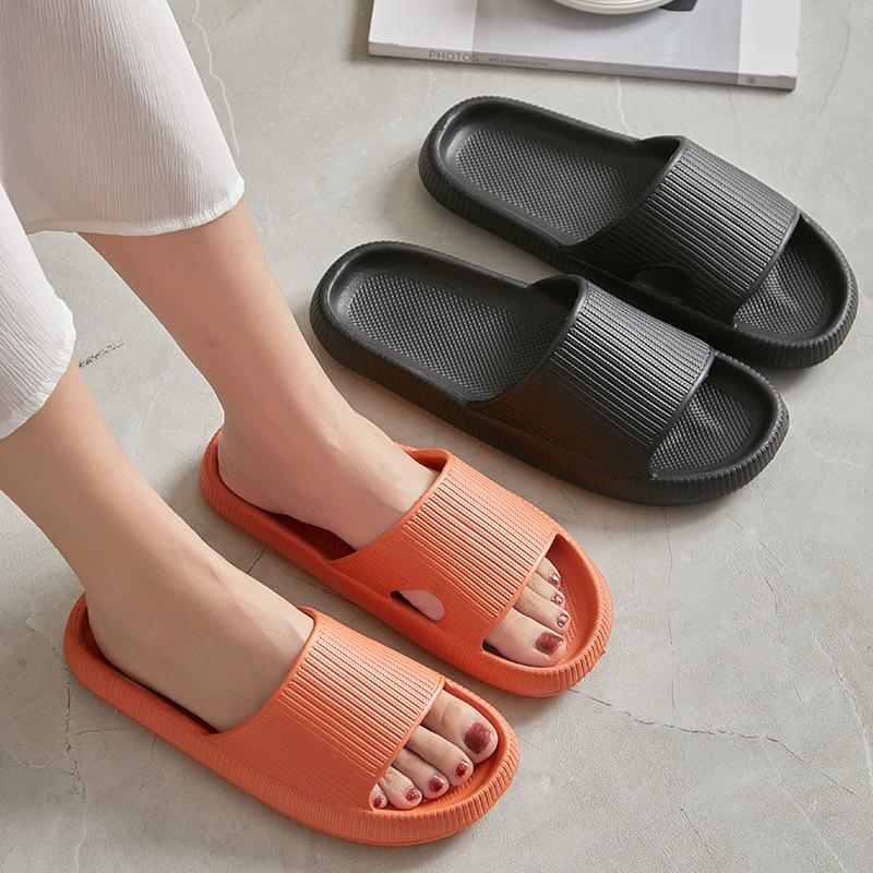 Pantofle dámské letní venkovní nošení silná podrážka vnitřní koupelna koupel protiskluzové tiché sandály pánské