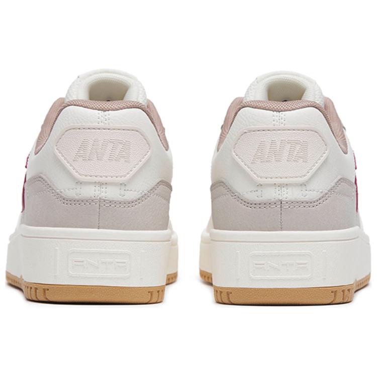 New Anta 982 Anti Slip Wear Resistant Low Top Skateboard Shoes Women's White Gray 122438063R-1