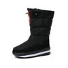 Fashion Zip Snow Boots Women Mid-Calf Winter Shoes For Men  Casual Watarproof Platform Heels Botas