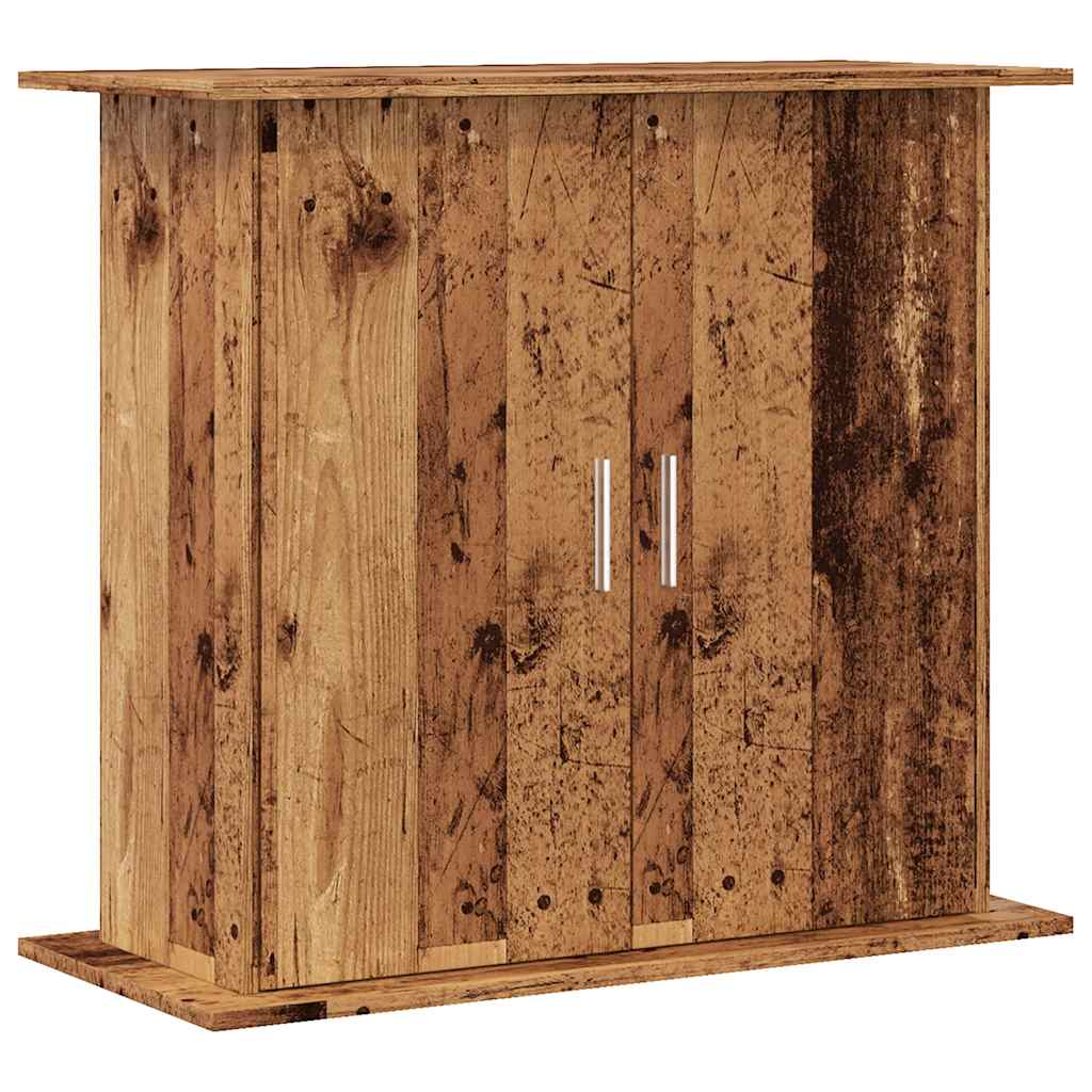Aquarium Unterschrank Rustikaler Holzlook 81 x 36 x 73 cm Holzwerkstoff