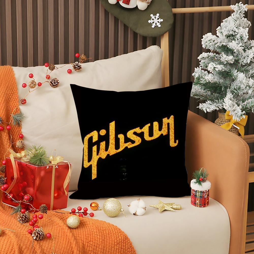 Fashion Brand G-Gibson Pillow Case Anti-dustmite Pillow Invisible zipper silky short plush Sofa cushion cover