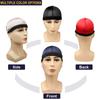 Solid Color Men Durag Hats Breathable Multicolor Durag Cap Bonnet Wave Caps  Men