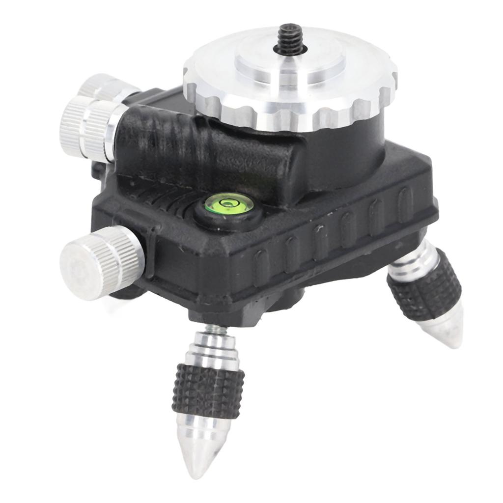 Level Adjustment Base 360 Degrees  Rotatable Fine Tuning Adapter for Laser Leveling Tripod Connector