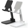 2 Pack Cell Phone Stand for Desk, Adjustable Angle & Height, Foldable Portable Phone Holder with Anti-Slip Silicone Pad, Compatible with iPhone