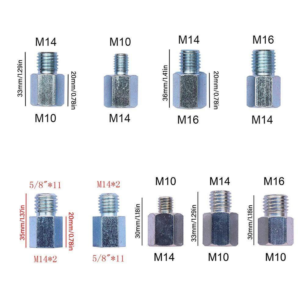 Lengthen Rod M14 To M16 Angle Grinder Adapter Screw M10 To M14 Convert Connector M14 To M10